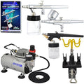 3 Master Airbrush Professional Multi-Purpose Airbrushing System Kit - G22,