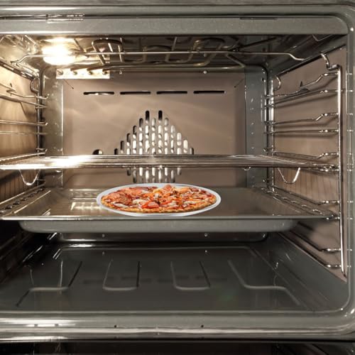 Zerodeko Stainless Steel Pizza Pan Round Perforated Pizza Baking Tray Pan with Holes Replaceable Baking Tray Accessory 9.84 in Oven Bakeware for Homemade