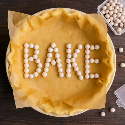 Mrs. Anderson's Baking Ceramic Pie Crust Weights, 270 Count, Natural Stoneware, For Blind Baking Pie Crusts And Tart Shells With Even Baking Results - size: Set of 2, Ceramic