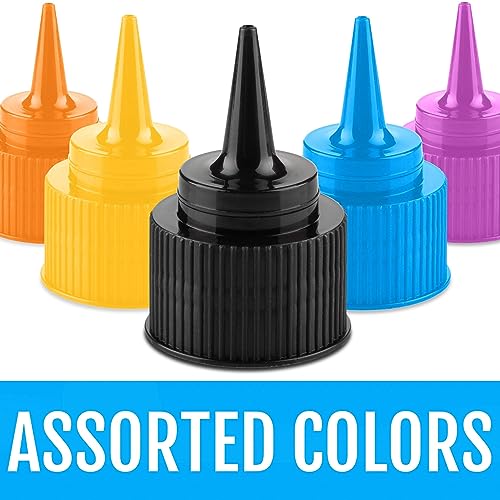 Free Hand Small Squeeze Bottles with Needle Tip - 6 Pack Precision Paint Squeeze, Fine Tip Applicator Bottles (3 x 1 oz & 3 x 2 oz) for Acrylic Paint, Royal Icing, Cookie Decorating, Crafts - size: 1 Ounces (Pack of 6)
