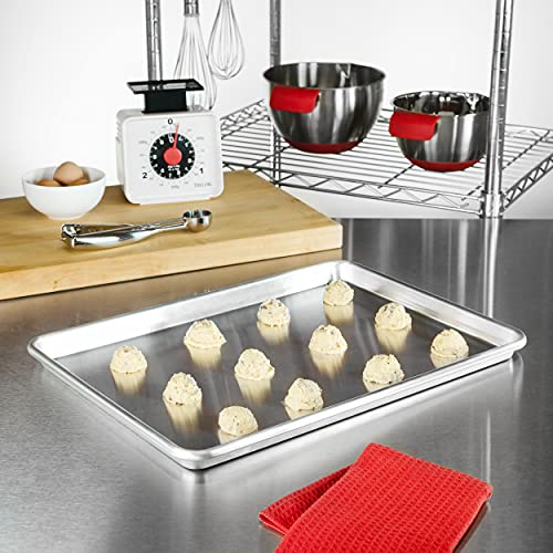 Fat Daddio's SP-HALF Natural Aluminum Half Sheet Pan - size: Half (13 x 18 Inch), style: 1-Pack
