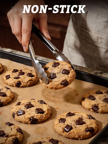 SMARTAKE 400 Pcs Parchment Paper Baking Sheets, Pre-Cut, 8x12 Inches - size: 8" x 12"-400