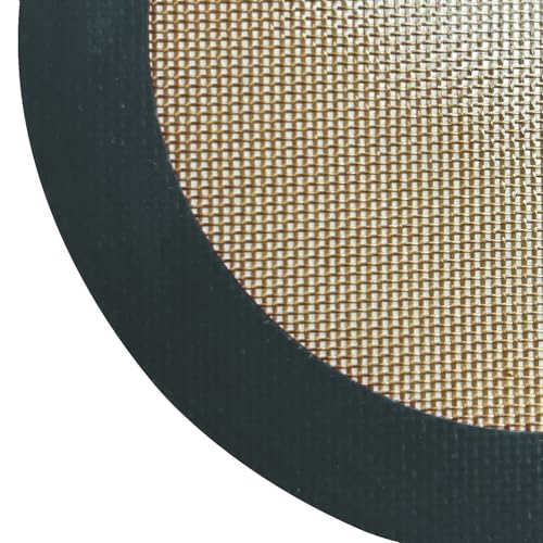Silicone Baking Mats, Set of 4, Round dia 8 Inch, Non Stick, BPA Free, Baking Sheet Pan Liner for Cake,Pizza,Cookies,Macaron,Bread,Pastry,Toaster (Multi Colors, Round-dia 8 inch) - color: Multi Colors