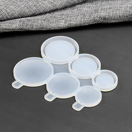 mostsom Chocolate Silicone Mold Silicone Mold Round Lollipop Mold Cake Decorating Tools 3D Snack Tool For Same as Snack Party Kitchen 2PCS (G_ Round) - size: G_ Round