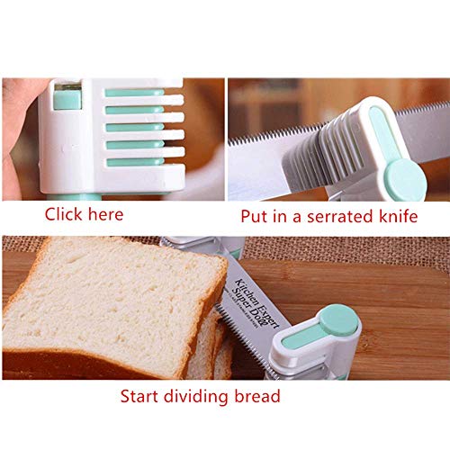 5 Pcs DIY Cake Slicer, Bread Cutter Slice Adjustable 5 Layers, Bread Cake Segmentation Toast Slice Layered Auxiliary Divider