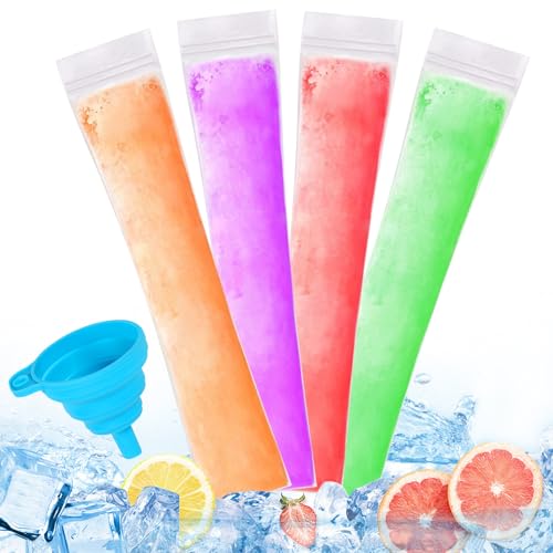 150 Disposable Ice Popsicle Mold Bags Comes With A Funnel - color: 150PCS