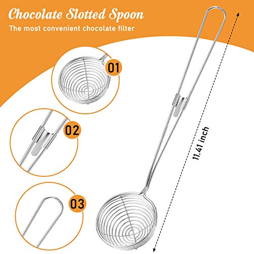 Patelai 4 Pcs Candy Chocolate Dipping Tools Set, Handmade Pralines
