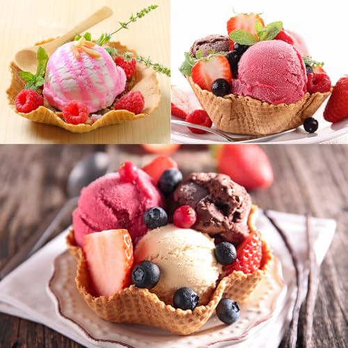 2Pcs Crispy Waffle Cone Mold Ice Cream Maker Cone Roller Forming Tool - color: #2*2pcs