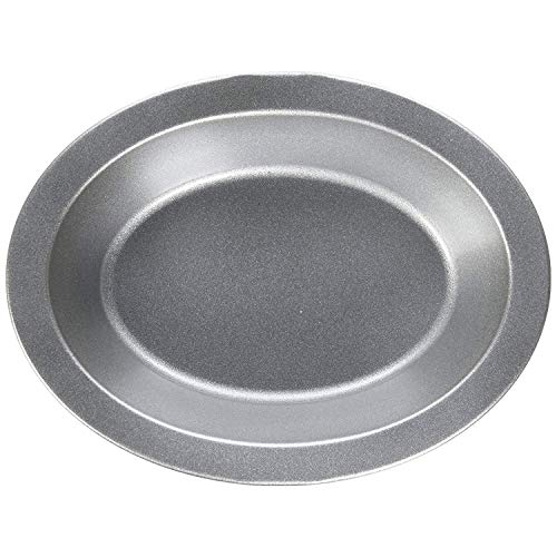 Cuisinart 4 Piece Oval Pie Dish Set, Mini, Steel Gray - color: Steel Alloy, size: 4 Count (Pack of 1), style: Oval Pie Dish