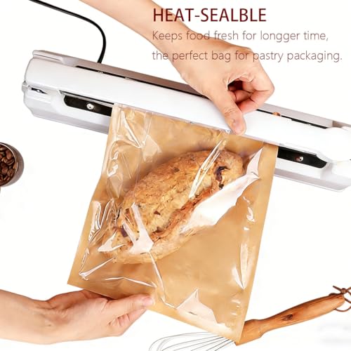 Cookie Sleeves Paper 8.2 x 9.5 Inch for Business Home, 100Pack - size: 8.2x9.5 Inch