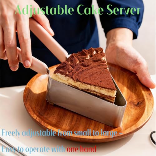 Stainless Steel Cake Cutter for Wedding, Party, Baking (2pcs)