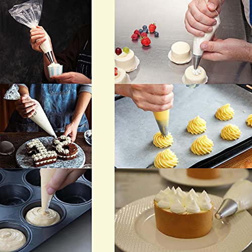 Piping Bags, Pastry Bags 100PCS 12 Inch, Disposable Icing Piping Bags - size: 12 INCH