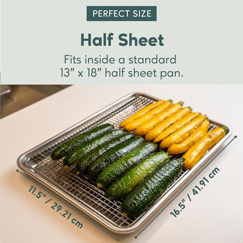 Ultra Cuisine Durable Cooling Rack for Cooking and Baking - 11.5" x 16.5" - size: 11.5" x 16.5" 1-Pack