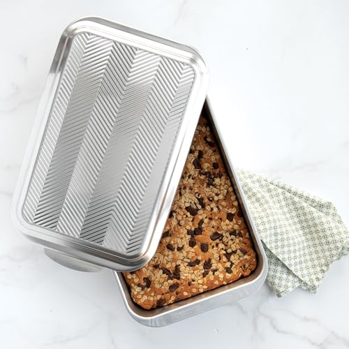 Nordic Ware 9x13 with Prism Metal Lid - size: 1 Pack, style: 9 x 13 with Prism Lid