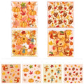 200 PCS Fall Cookie Bags, 4×4 Inch Self Sealing Fall Cellophane Treat Bags - color: Fall 200PCS