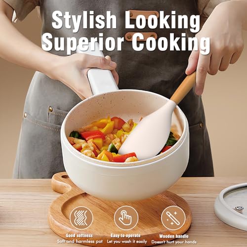 Silicone Kitchen Utensils Set, Heat-Resistant Cooking Utensils, BPA-Free - color: Khaki
