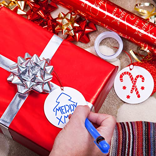 Fainne 100 Pcs 2 Inch Small Stencils for Painting, Santa Style