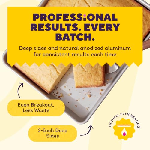 Wilton Aluminum Rectangular Sheet Pan, Made Without PFAS, 9 x 13 in.