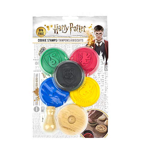 Cinereplicas Harry Potter - Cookie Stamps - Set of 5 - Official - All Hogwarts House - color: Multi, Multi