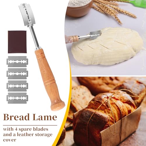 Banneton Bread Proofing Basket Set, 11 Inch Sourdough Proofing Basket and Bread Baking Supplies-Bread Lame, Danish Whisk, Bowl & Dough Scraper, Brush, (Rattan, 10in Round +10in Oval+1 Set Jar Kit) - size: Rattan, 10in Round +10in Oval+1 Set Jar Kit