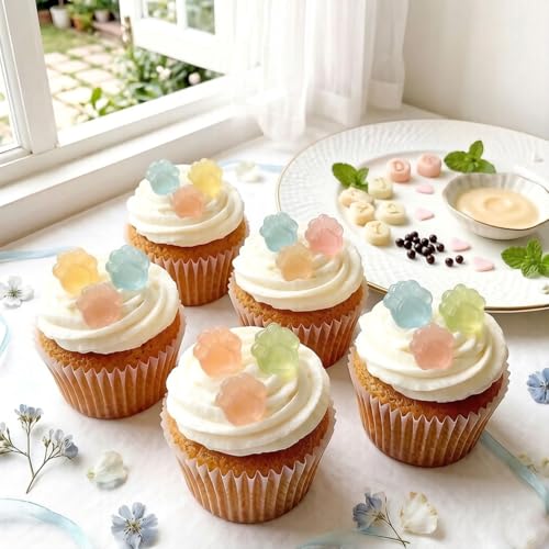 34 Cavity Flowers Silicone Candy Molds