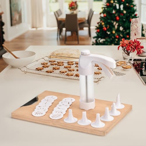 Cookie Press for Baking, Spritz Cookie Press Gun Kit