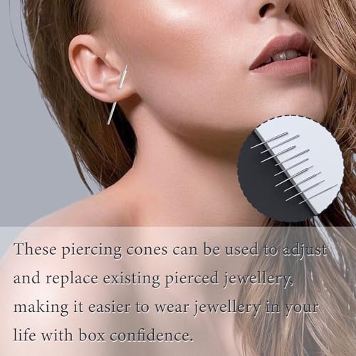 Piercing Taper Ball Grabber Tool Stainless Steel Nose Ear Piercing Kits - style: Piercing Taper(14G 16G 18G 20G)