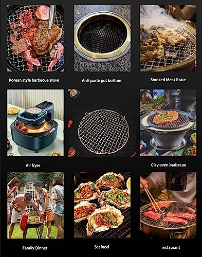 Round Cooling Racks for Cooking Baking Stainless Steel Heavy Duty Wire Rack Baking Rack Dia 13.8",Dishwasher Safe - size: Dia 13.8"