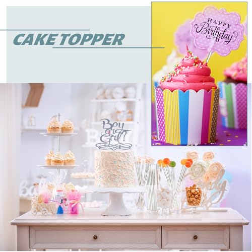 Zopeal 200 Pcs Acrylic Lollipop Stick Cake Pop Rod(6 x 0.12 Inches,Clear) - size: 6 Inch