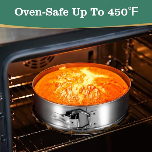 4/7/9/10-Inch Set Springform Pan, Removable Bottom, Stainless Steel - size: 4" 7" 9" 10" Cake Pan