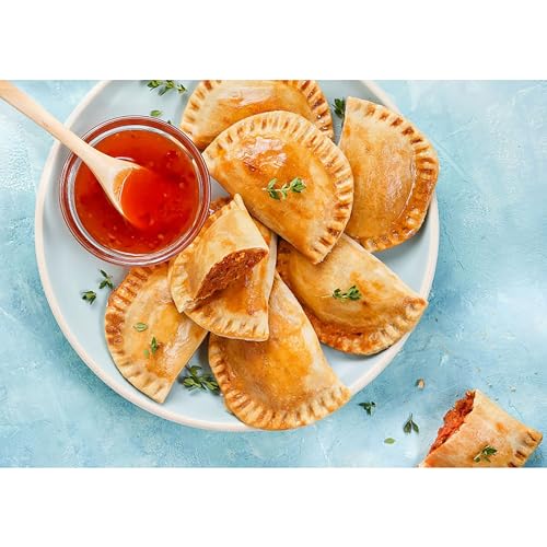 HIC Kitchen Grande Empanada Maker, Dough Press for Large Empanadas Raviolis Pierogis Turnovers and Dumplings - style: Grande Pierogi Press
