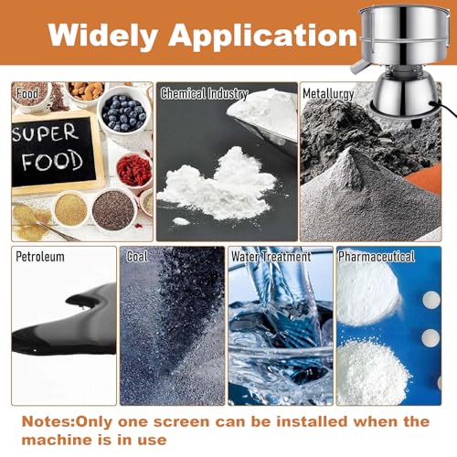 Sidasu Automatic Vibrating Sieve Shaker–30&50 Mesh Flour Sifter - size: Sifter Machine(30+50 mesh)