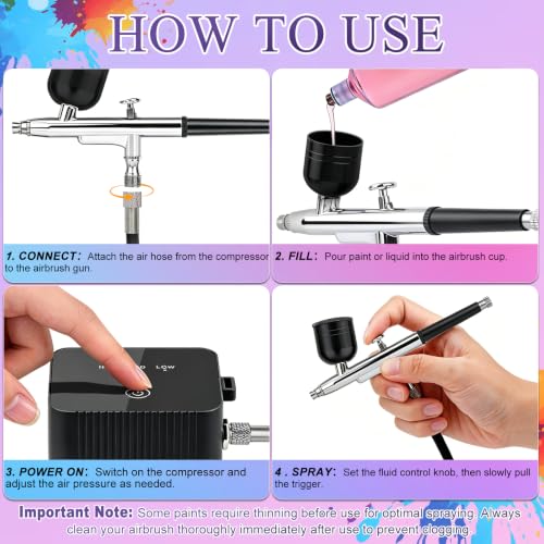 Airbrush Kit, Air Brush Kit With Air Compressor.