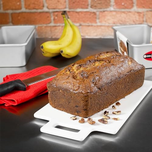 Fat Daddio's BP-5639 Anodized Aluminum Bread Loaf Pan, 4.875 x 2.75 x 2 inch - size: 4.875 x 2.75 x 2 Inch