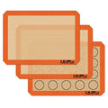 Best German Silicone Baking Mat, 2 Half Sheets + 1 Macaron Sheet - color: Macaron Baking Mat, size: 2 Half Sheets + 1 Macaron Sheet (Set of 3)