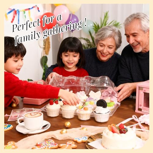 12 Count Cupcake Containers 20 Pack Cupcakes Boxes and Carrier