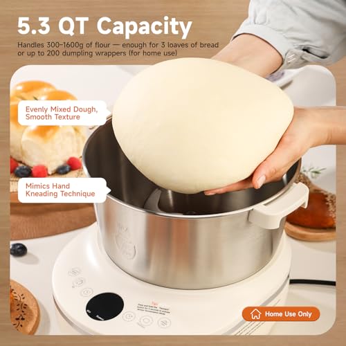 Joydeem 5.3Qt Electric Dough Maker with Seasonal Fermentation, HMJ-A501 - size: 5QT