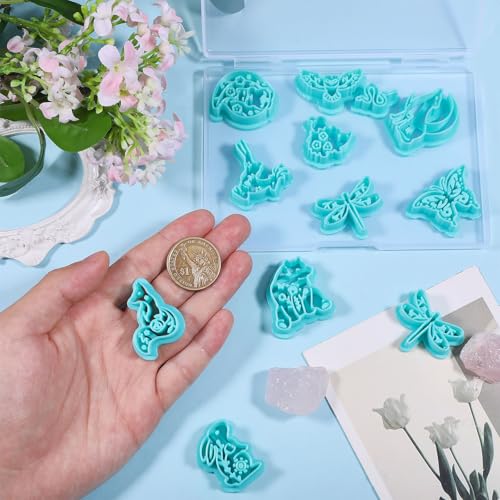 ORIGACH 12 Pcs Forest Animals Polymer Clay Cutters Set - style: Forest Animals