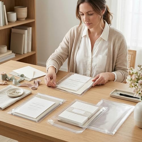 Square Clear Cello Cellophane Bags 6x6 in, 200 Count - size: 6 x 6 Inch