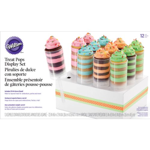 Wilton Cake Pop and Dessert Display Set, 13-Piece - color: Clear