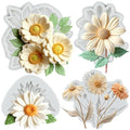Daisy Flower Silicone Molds Daisy Fondant Candy Mold Set of 4 - color: Style D