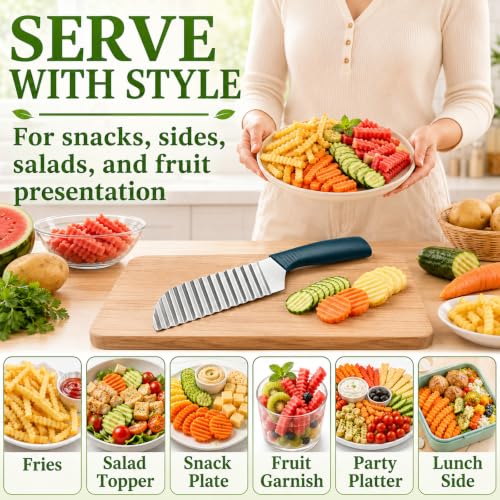 Suuker Crinkle Cut, Stainless Steel Wave Cutter