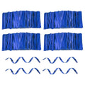 HARFINGTON 1600Pcs Bag Twist Ties 2.4" Reusable Metallic Wire Cable Ties - color: Blue