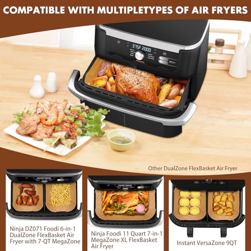 Air Fryer Liners Disposable Airfryer Liners Parchment Paper 150Pcs - color: 150Pcs（L*50pcs+S*100pcs)