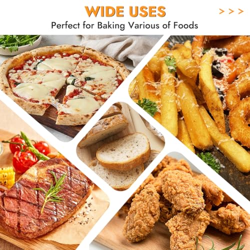BYKITCHEN Air Fryer Liners Compatible with CHEFMAN 10QT & 4-7QT Airfryer - size: 8.7 x 9.4 Inch
