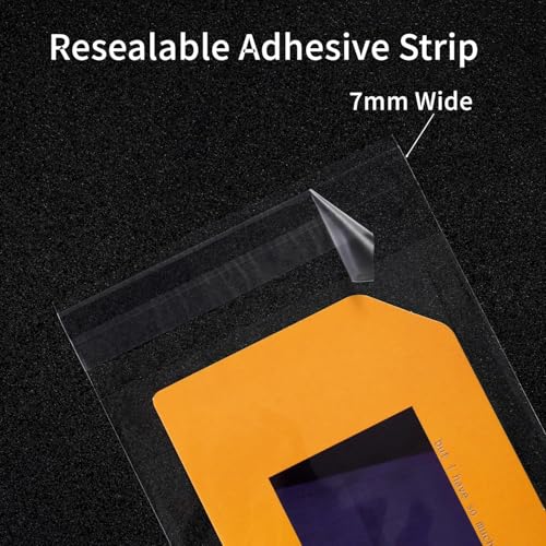 Clear Resealable Cellophane Cookie Bags 4 3/4x6 1/2 in, 200 Ct - size: 4.75 x 6.5 Inch
