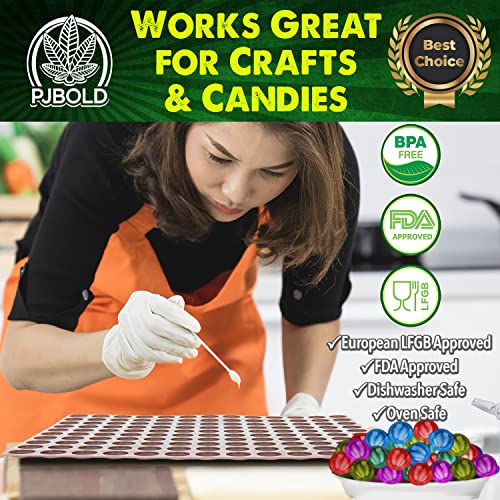 Gum Drop Candy Mold - Half Sheet Brown - size: Gum Drop