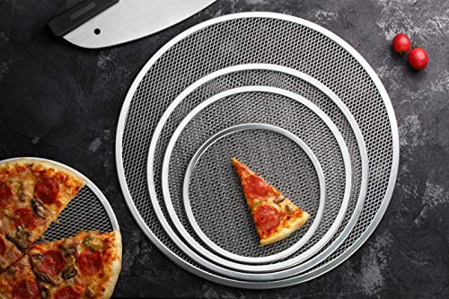 New Star Foodservice Aluminum Pizza Baking Screen, 10 Inch - size: 10-Inch
