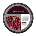 RICHSC-PAN Tart Pan 10 Inch Tart Pan Carbon Steel Round Non-Stick Pan. - size: 10*1.1Inch