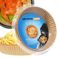 8In Round 100Pcs Air Fryer Liners Disposable Paper Parchment Liners - color: Paper-Round, size: 8inch-100PCS